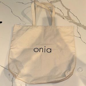Onia tote canvas bag